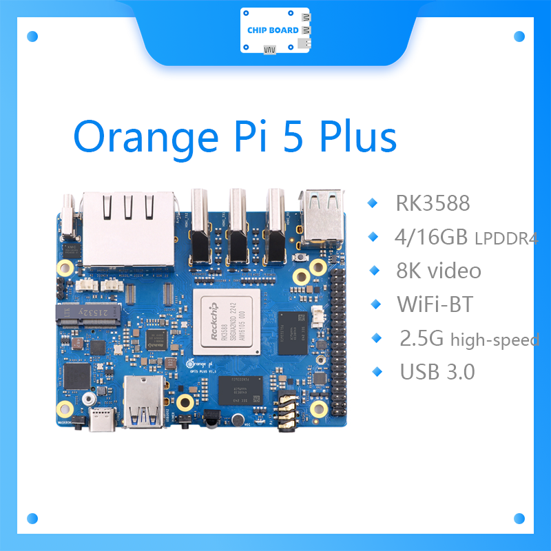 Orange Pi 5 Plus  Single Board - Rockchip Rk3588 Development Board review and price